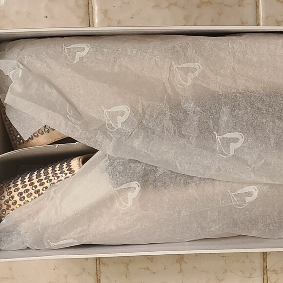 Steve Madden Rhinestone Flats (Very low heel) I-Dreemy Blush Mult Size 9.5 - Picture 8 of 16